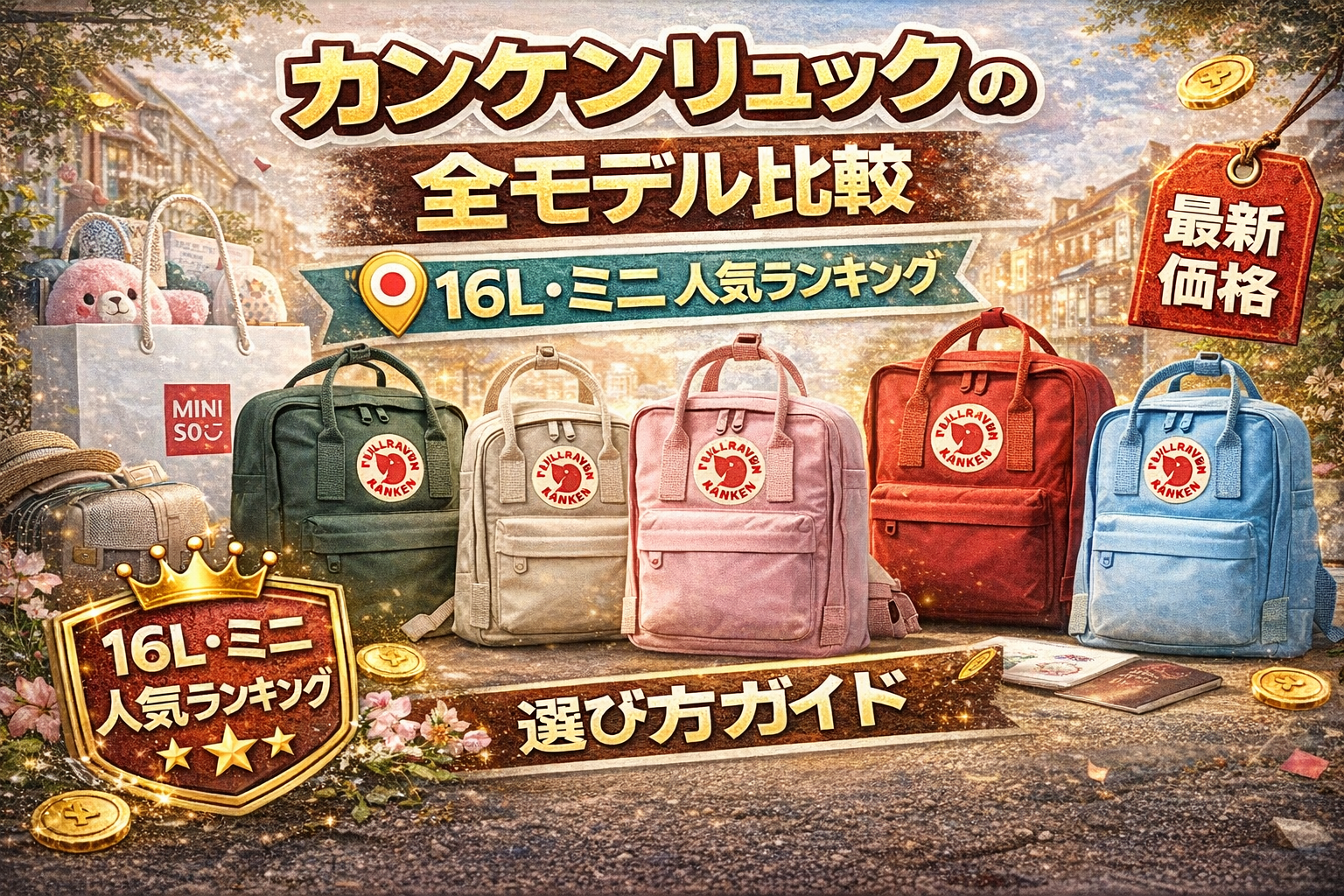 カンケンリュックの全モデル比較と人気16L・ミニサイズの選び方徹底 